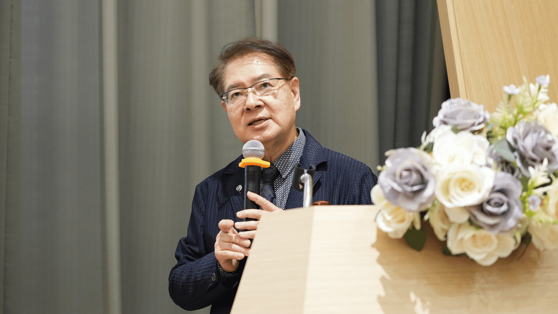 來自東京大學的落谷孝広教授。(攝/畢翔)