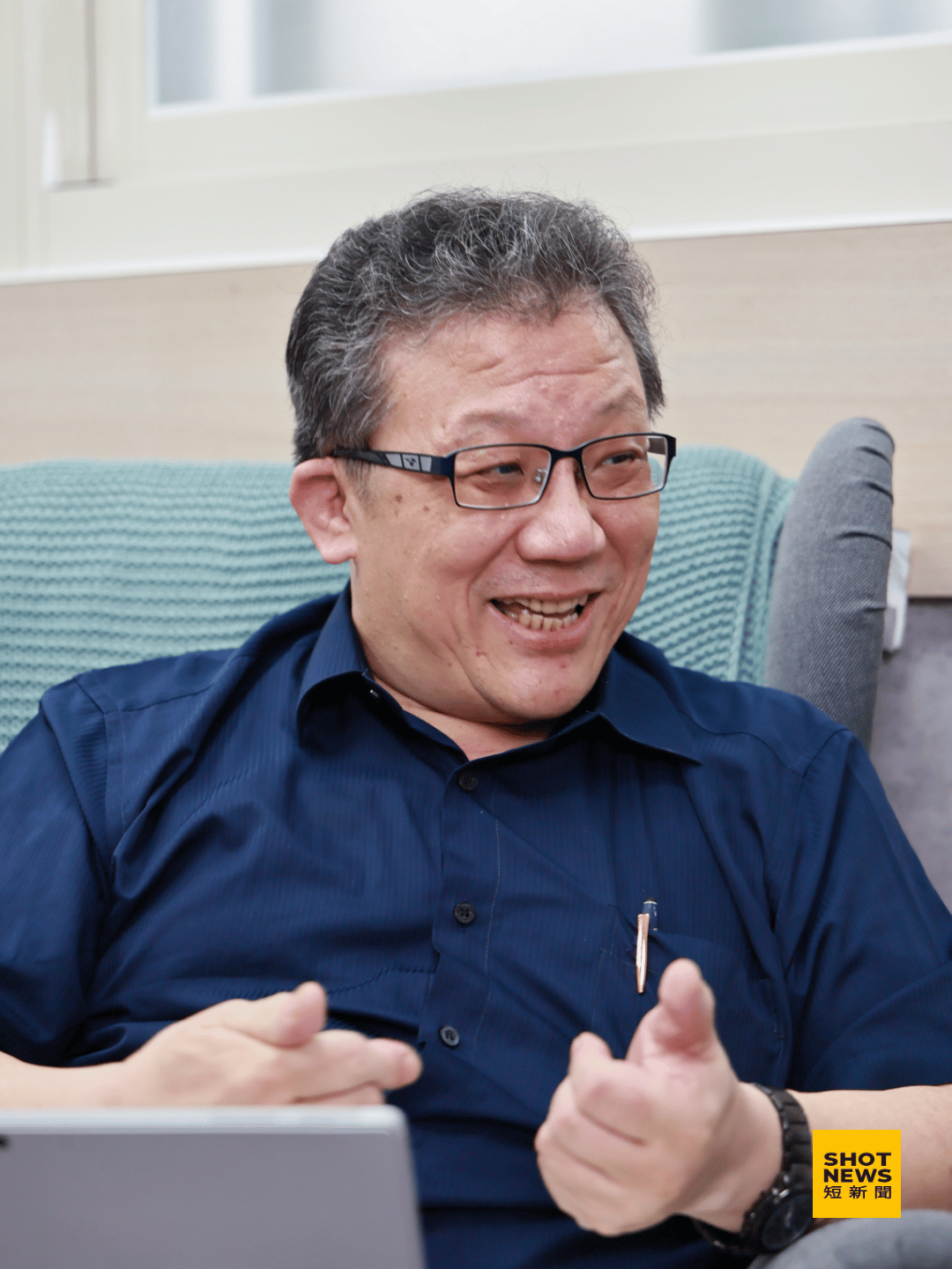 臺大藥理研究所林泰元所長。(劉祐龍攝影)