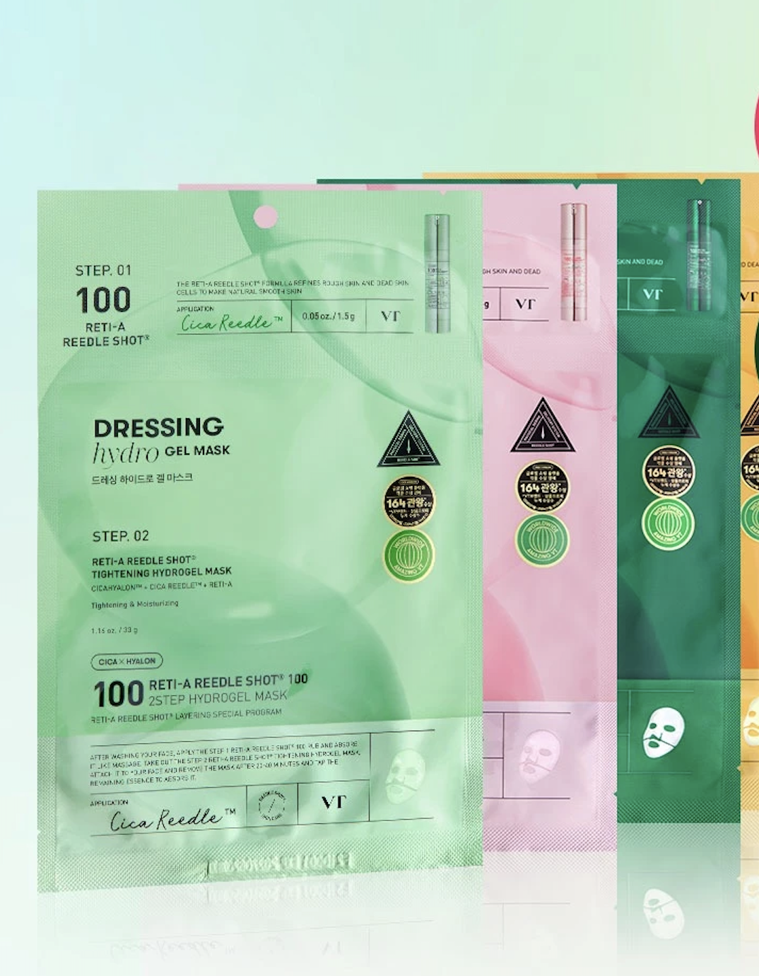 ▲VT PDRN 微晶老虎水凝膠面膜