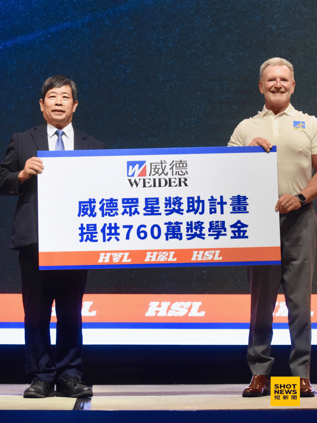 威德扶植學生體育 六年累計金額3980萬