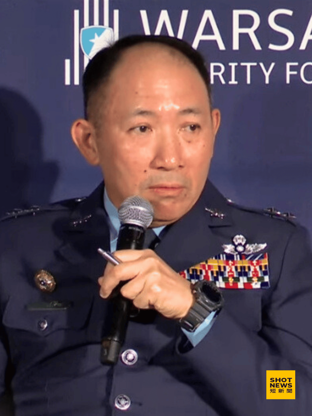 國防部情報參謀次長謝日升中將近日赴波蘭，出席「華沙安全論壇」。