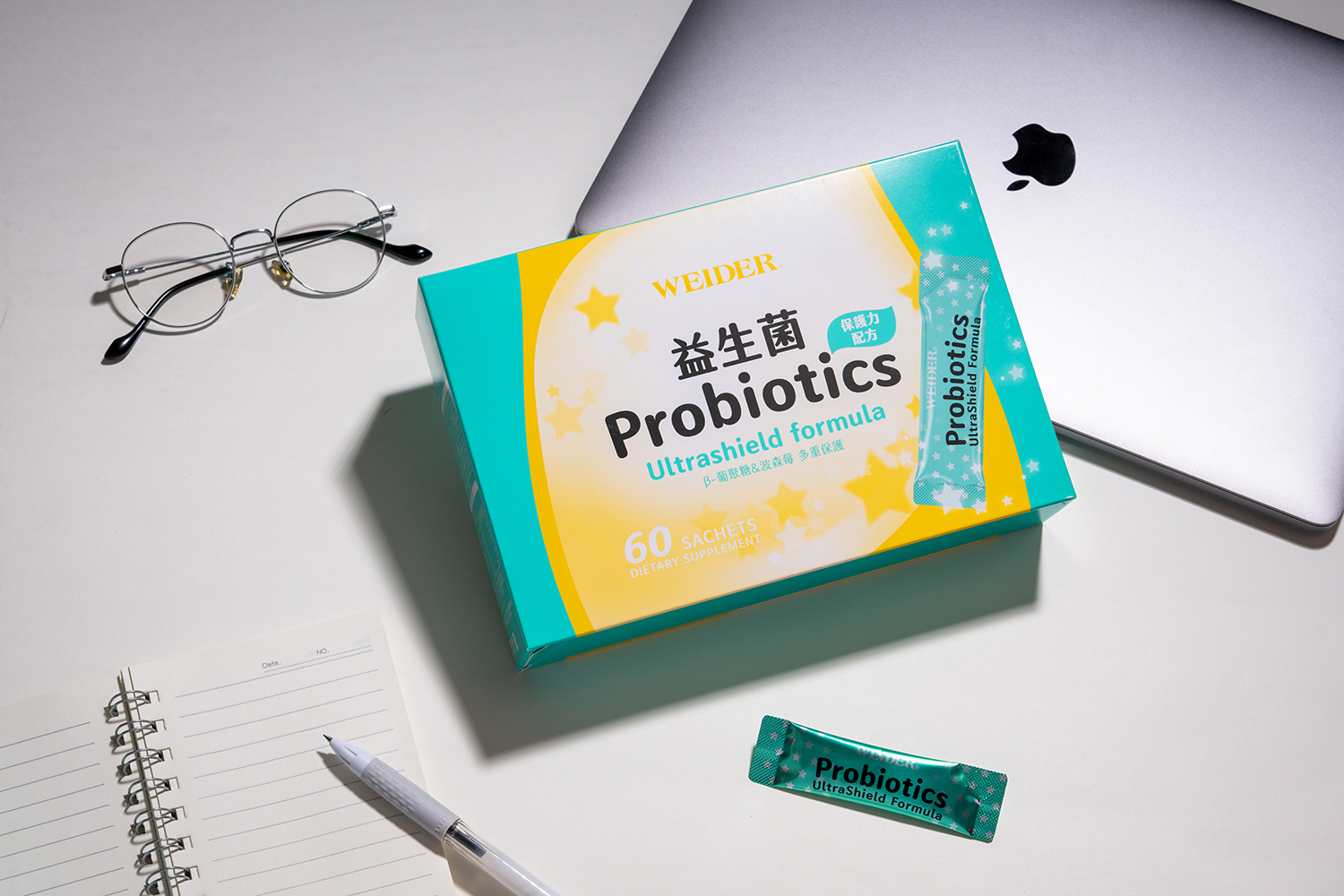 威德保護力益生菌以「三層次配方邏輯」強化品牌在功能性保健領域的市場布局。/圖:Weider威德