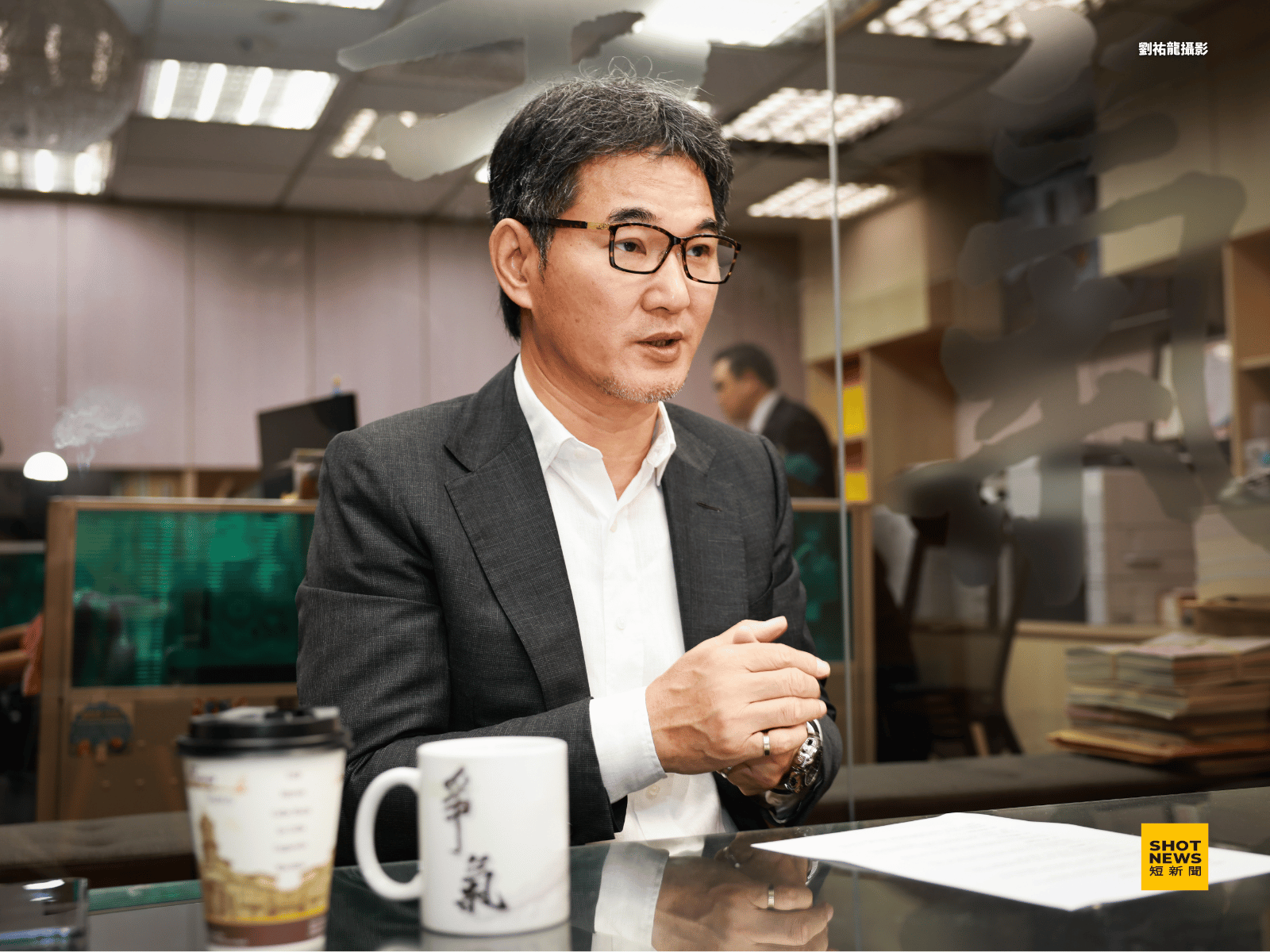 劉建國主張借鏡嘉義經驗,加速落實雲林智慧農業與園區。(攝影:劉祐龍)