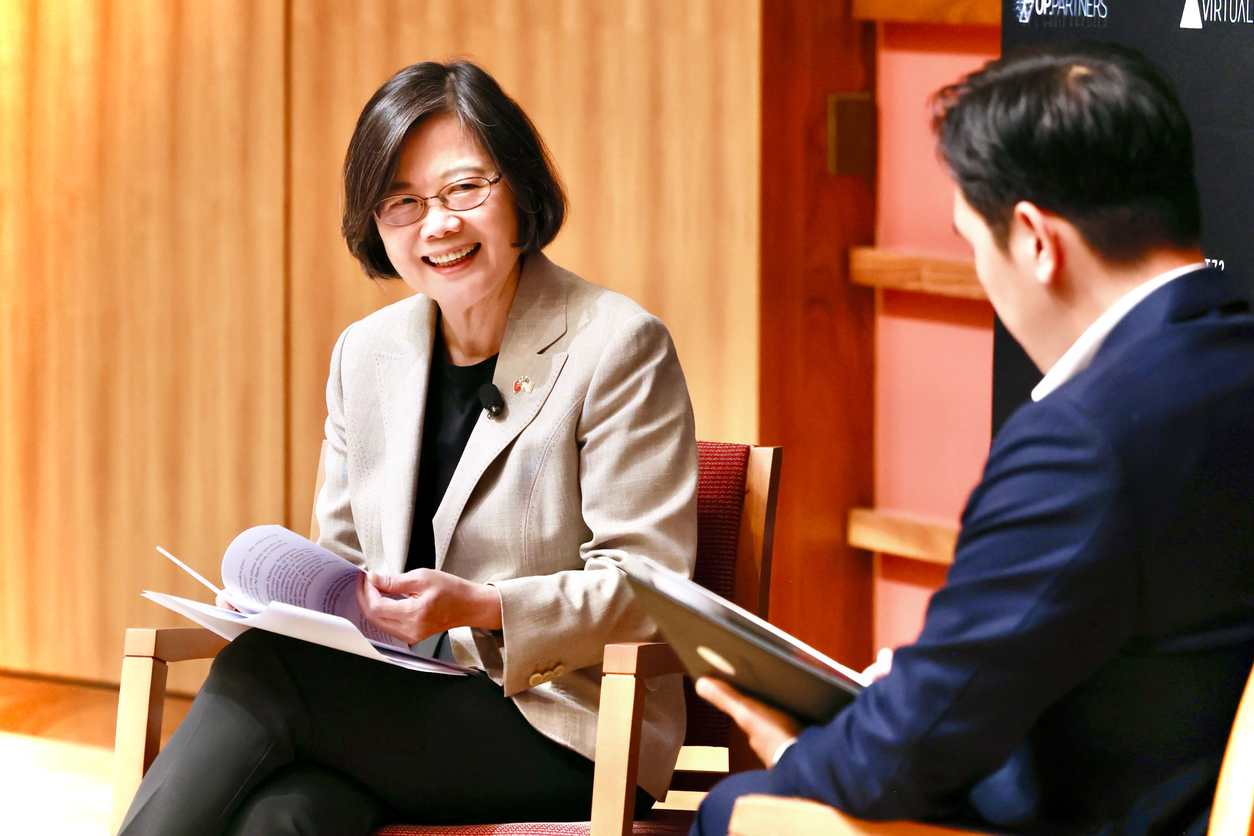 蔡英文美演說談台灣全球角色 列10關鍵字