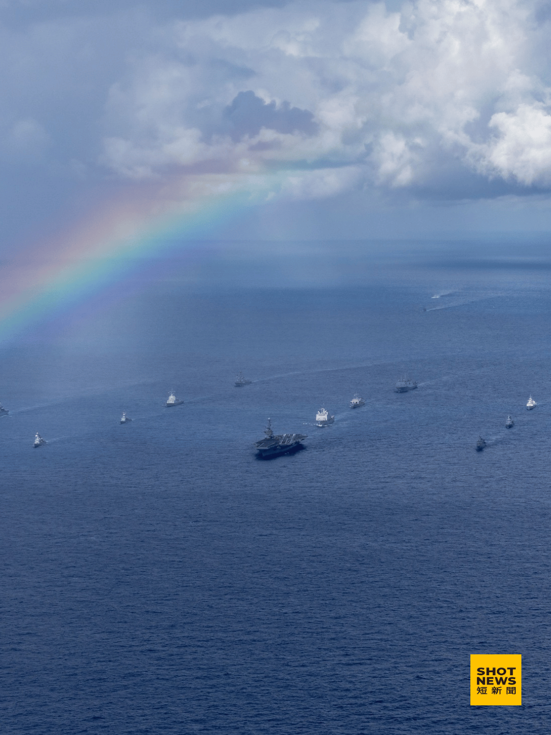 美軍海軍航母戰鬥群。(U.S. Navy)