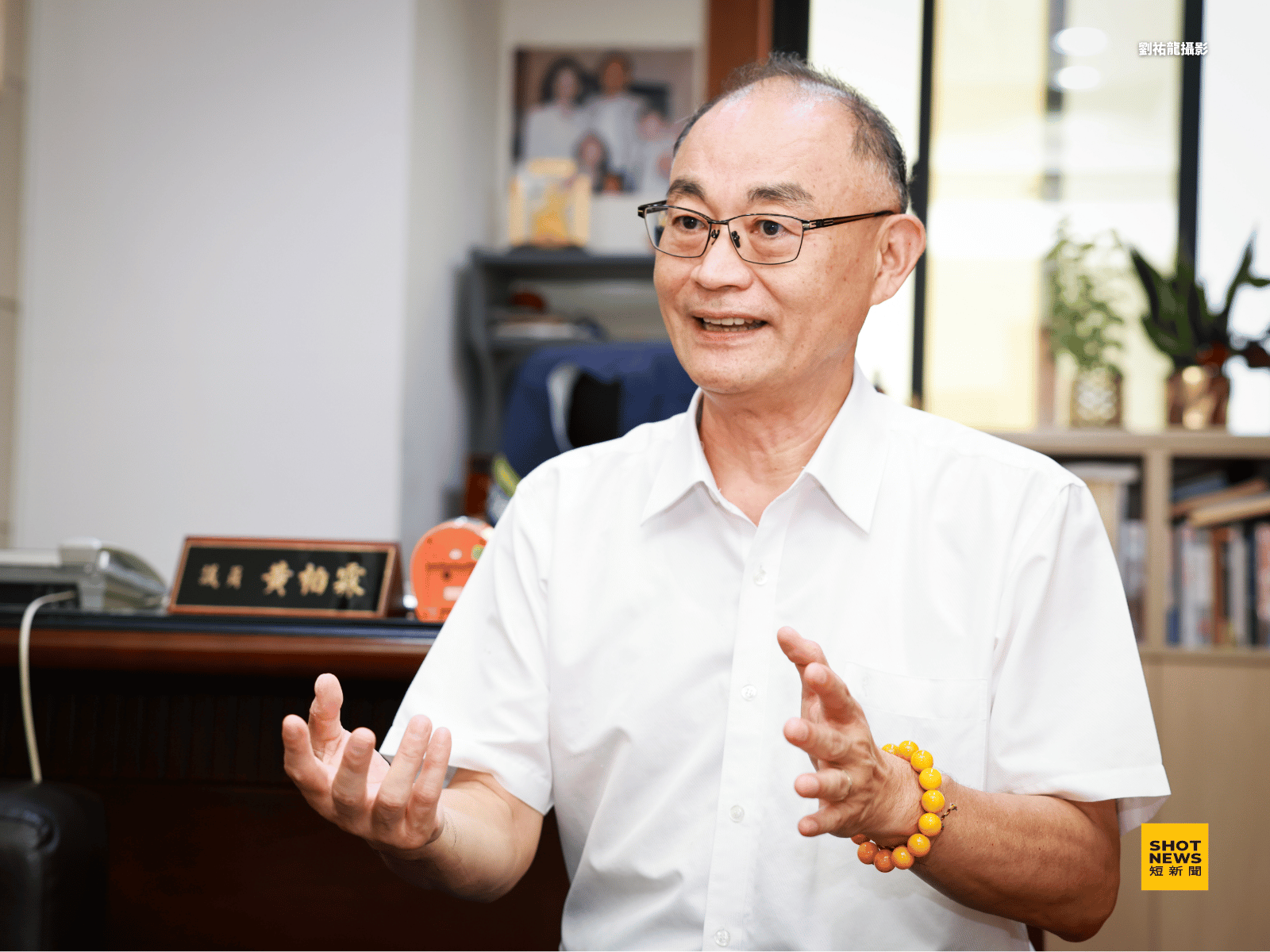成功推動公車處民營化,黃柏霖嚴格把關市府借款利率省公帑。(攝影:劉祐龍)